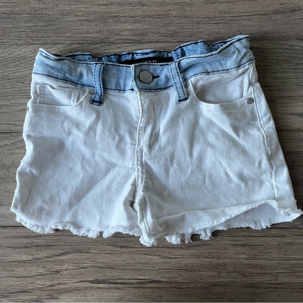 Joe's Jeans White and Blue Denim Shorts size 10